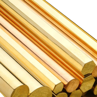 H62 H65 Brass And Copper Rod 1 - 10mm Bright Surface Customization